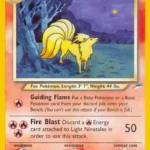 Light Ninetales - Uncommon - Neo Destiny - 050/105 - Pokemon Kartı