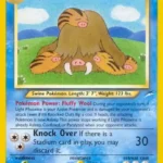 Light Piloswine - Rare - Neo Destiny - 026/105 - Pokemon Kartı