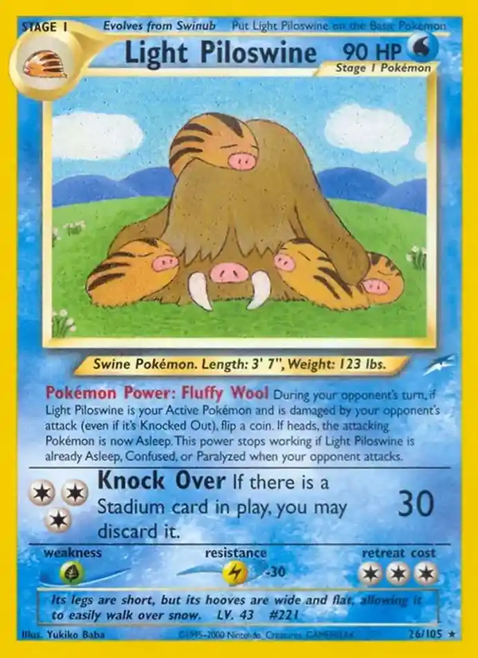 light-piloswine-rare-neo-destiny-026-105-pokemon-karti.webp Light Piloswine - Rare - Neo Destiny - 026/105 - Pokemon Kartı - Görsel 1