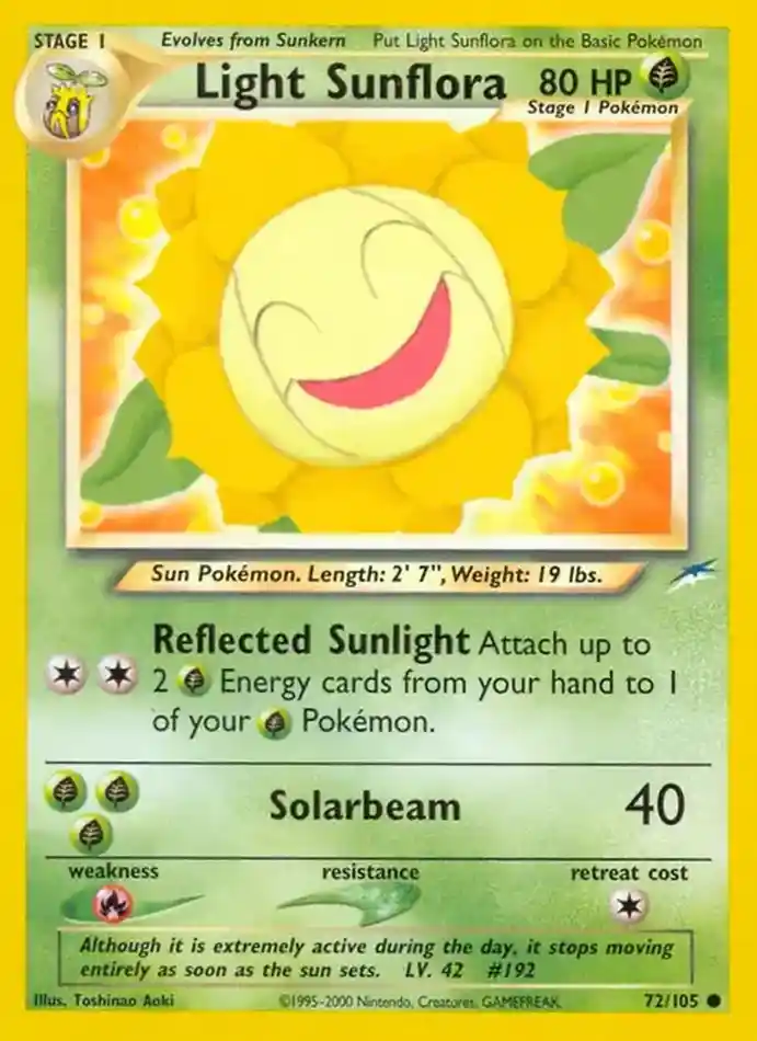 light-sunflora-common-neo-destiny-072-105-pokemon-karti.webp Light Sunflora - Common - Neo Destiny - 072/105 - Pokemon Kartı - Görsel 1