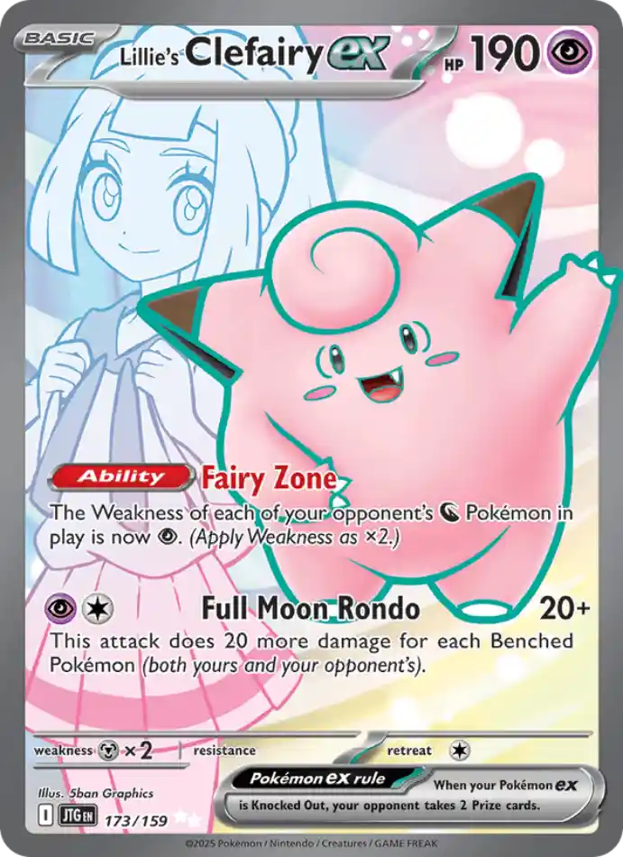 lillie-s-clefairy-ex-ultra-rare-journey-together-173-159-pokemon-karti.webp Lillie's Clefairy ex - Ultra Rare - Journey Together - 173/159 - Pokemon Kartı - Görsel 1