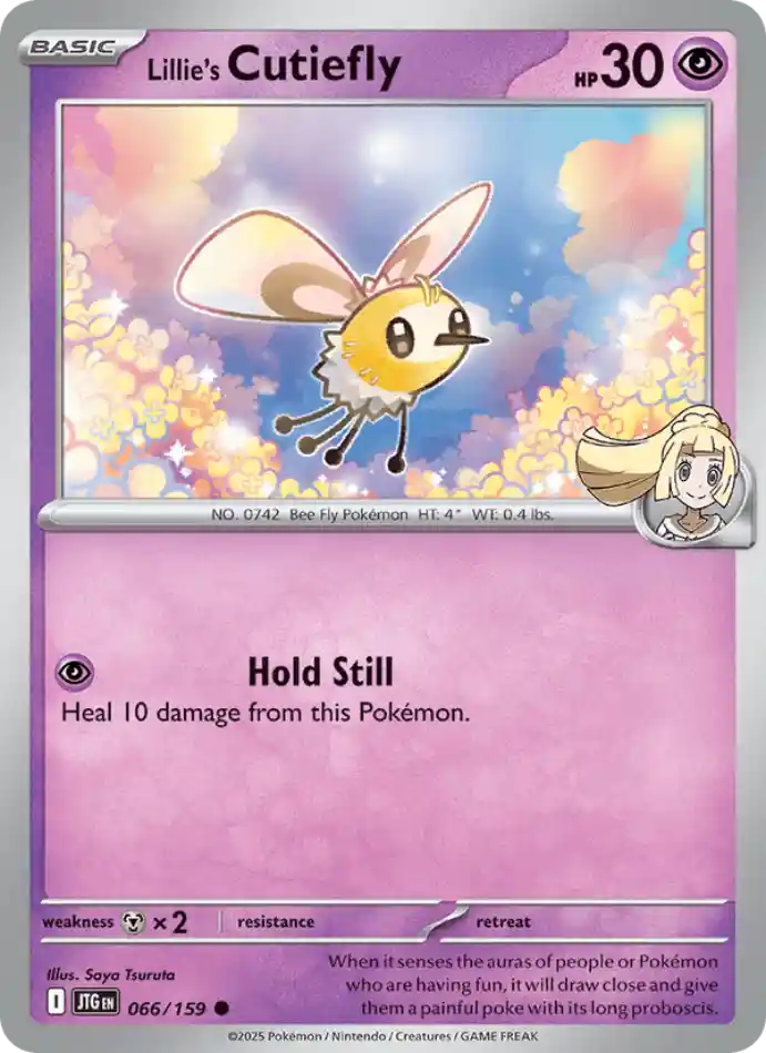 lillie-s-cutiefly-common-journey-together-066-159-pokemon-karti.webp Lillie's Cutiefly - Reverse Holo Common - Journey Together - 066/159 - Pokemon Kartı - Görsel 1