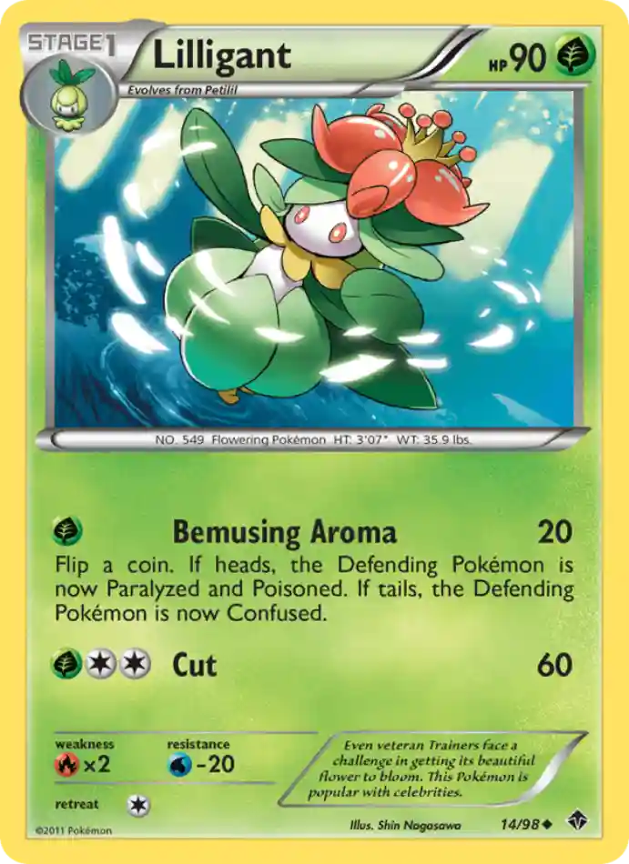 lilligant-uncommon-emerging-powers-014-98-pokemon-karti.webp Lilligant - Reverse Holo Uncommon - Emerging Powers - 014/98 - Pokemon Kartı - Görsel 1
