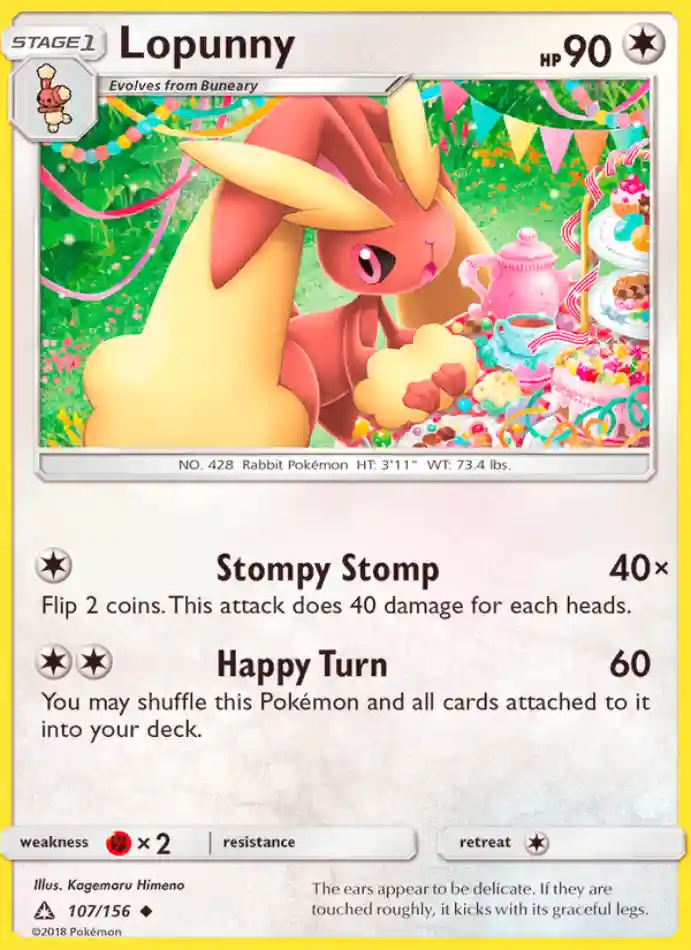 lopunny-uncommon-ultra-prism-107-156-pokemon-karti.webp Lopunny - Reverse Holo Uncommon - Ultra Prism - 107/156 - Pokemon Kartı - Görsel 1