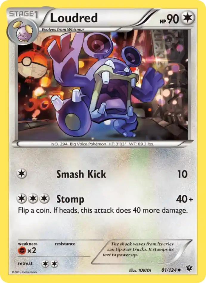 loudred-uncommon-fates-collide-081-124-pokemon-karti.webp Loudred - Uncommon - Fates Collide - 081/124 - Pokemon Kartı - Görsel 1