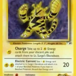 Lt. Surge's Electabuzz - Rare Holo - Gym Heroes - 027/132 - Pokemon Kartı