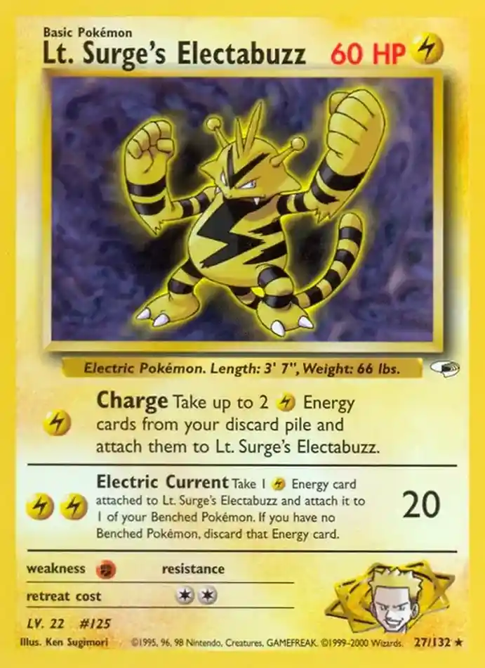 lt-surge-s-electabuzz-rare-holo-gym-heroes-027-132-pokemon-karti.webp Lt. Surge's Electabuzz - Rare Holo - Gym Heroes - 027/132 - Pokemon Kartı - Görsel 1