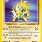 Lt. Surge's Jolteon - Rare - Gym Challenge - 028/132 - Pokemon Kartı