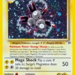 Lt. Surge's Magneton - Rare Holo - Gym Heroes - 008/132 - Pokemon Kartı