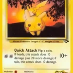 Lt. Surge's Pikachu - Common - Gym Challenge - 084/132 - Pokemon Kartı