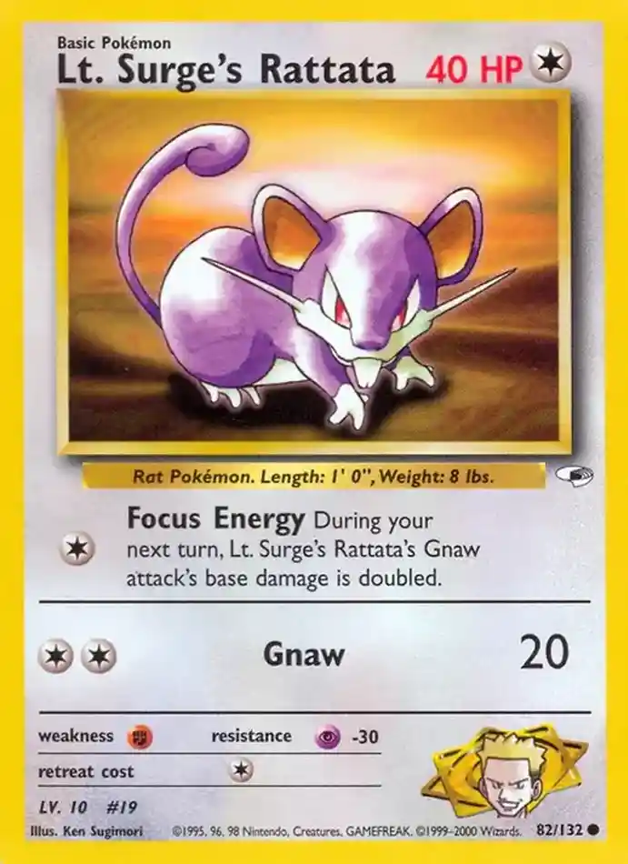 lt-surge-s-rattata-common-gym-heroes-082-132-pokemon-karti.webp Lt. Surge's Rattata - Common - Gym Heroes - 082/132 - Pokemon Kartı - Görsel 1