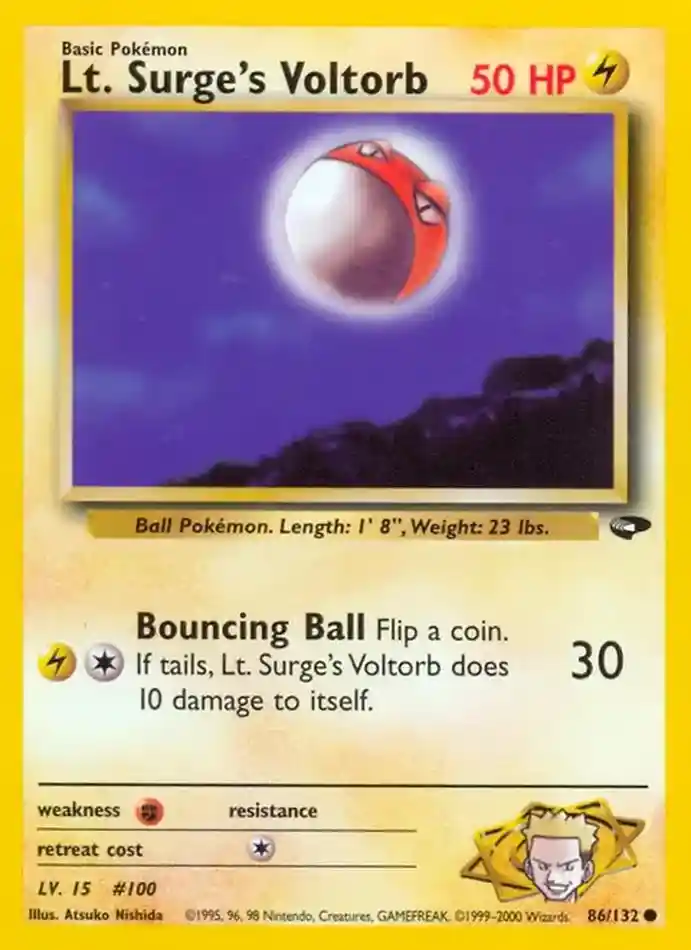 lt-surge-s-voltorb-common-gym-challenge-086-132-pokemon-karti.webp Lt. Surge's Voltorb - Common - Gym Challenge - 086/132 - Pokemon Kartı - Görsel 1