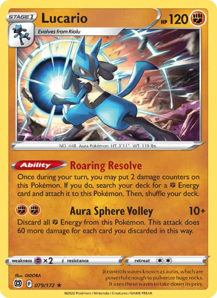 lucario-holo-rare-brilliant-stars-079-172-pokemon-karti.webp Lucario - Holo Rare - Brilliant Stars - 079/172 - Pokemon Kartı - Görsel 1