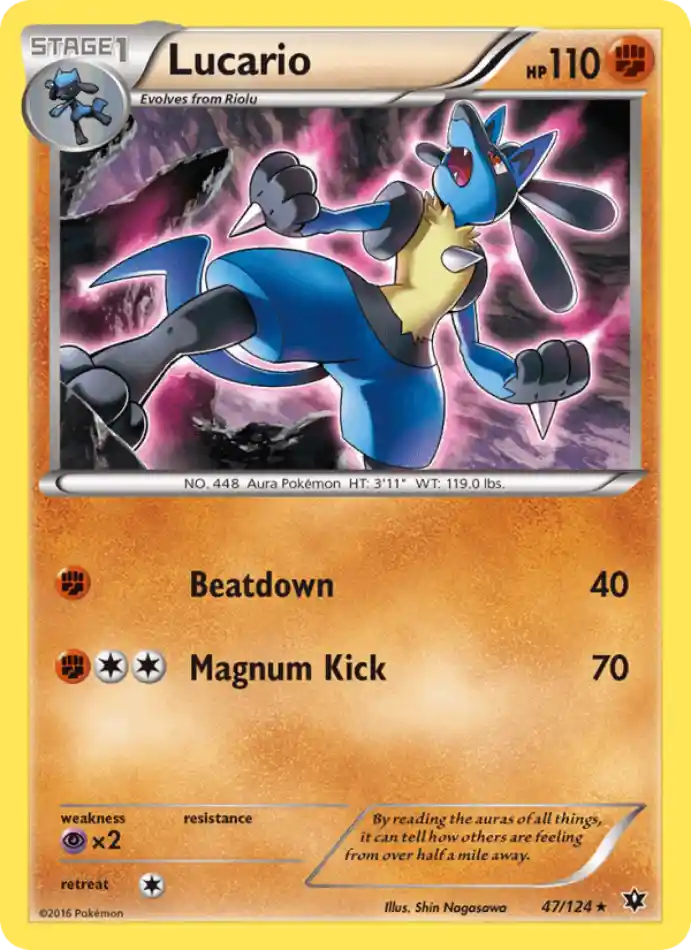 lucario-rare-fates-collide-047-124-pokemon-karti.webp Lucario - Reverse Holo Rare - Fates Collide - 047/124 - Pokemon Kartı - Görsel 1