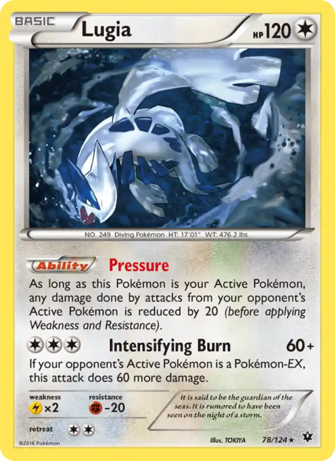 lugia-rare-fates-collide-078-124-pokemon-karti.webp Lugia - Reverse Holo Rare - Fates Collide - 078/124 - Pokemon Kartı - Görsel 1