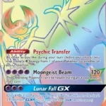 Lunala GX - Secret Rare - Sun & Moon - 153/149 - Pokemon Kartı