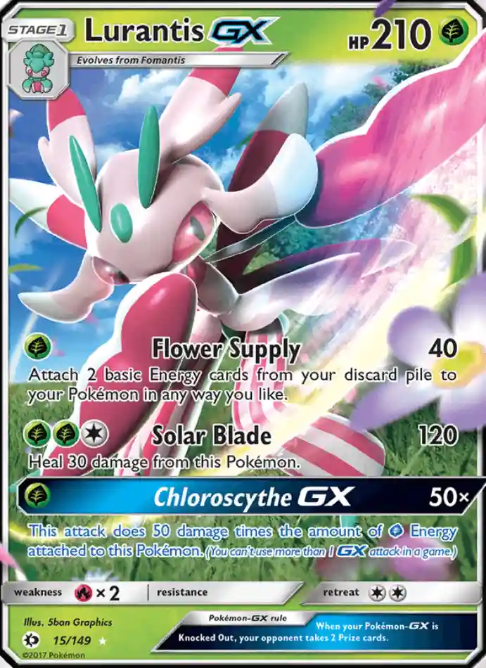 lurantis-gx-ultra-rare-sun-moon-015-149-pokemon-karti.webp Lurantis GX - Ultra Rare - Sun & Moon - 015/149 - Pokemon Kartı - Görsel 1
