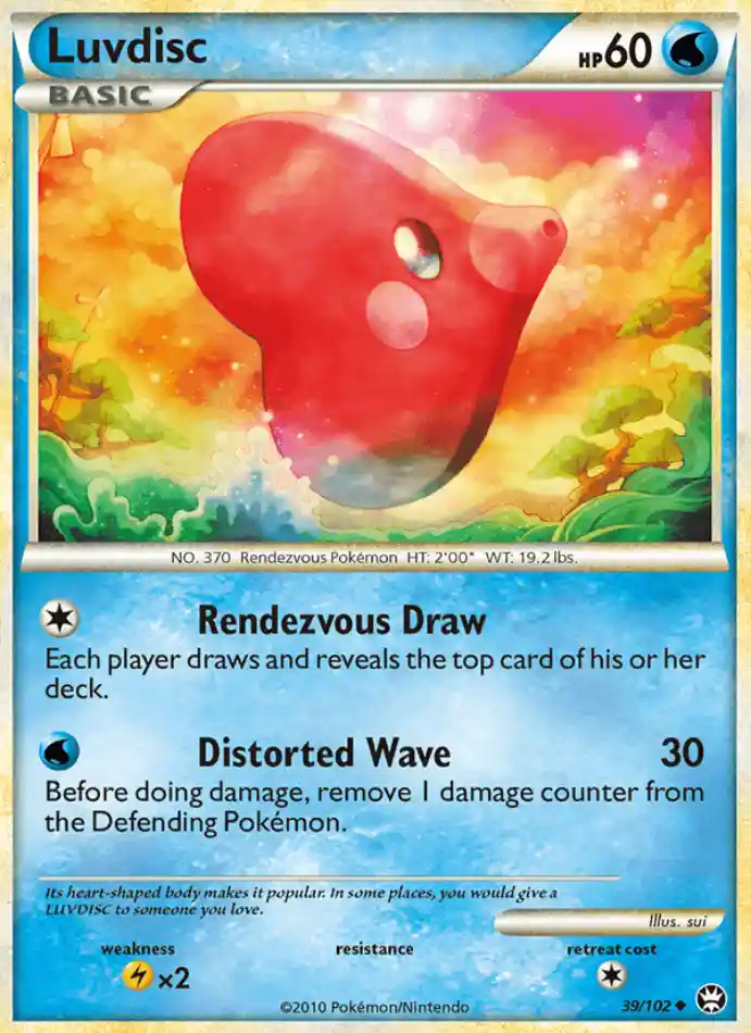 luvdisc-uncommon-triumphant-039-102-pokemon-karti.webp Luvdisc - Uncommon - Triumphant - 039/102 - Pokemon Kartı - Görsel 1