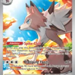 Lycanroc - Illustration Rare - Journey Together - 166/159 - Pokemon Kartı