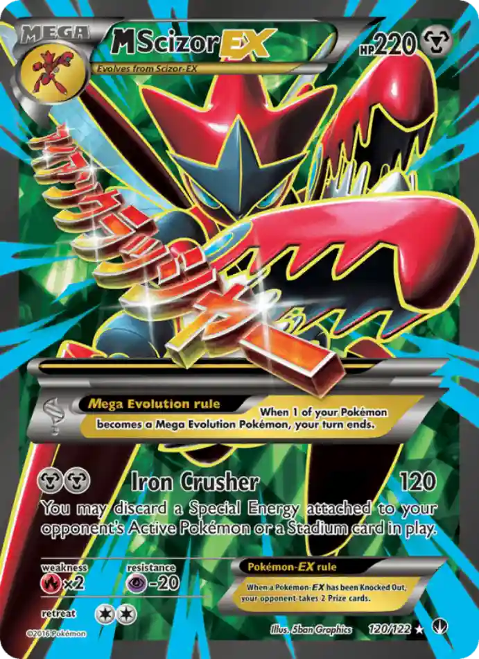 m-scizor-ex-ultra-rare-breakpoint-120-122-pokemon-karti.webp M Scizor EX - Ultra Rare - BREAKpoint - 120/122 - Pokemon Kartı - Görsel 1