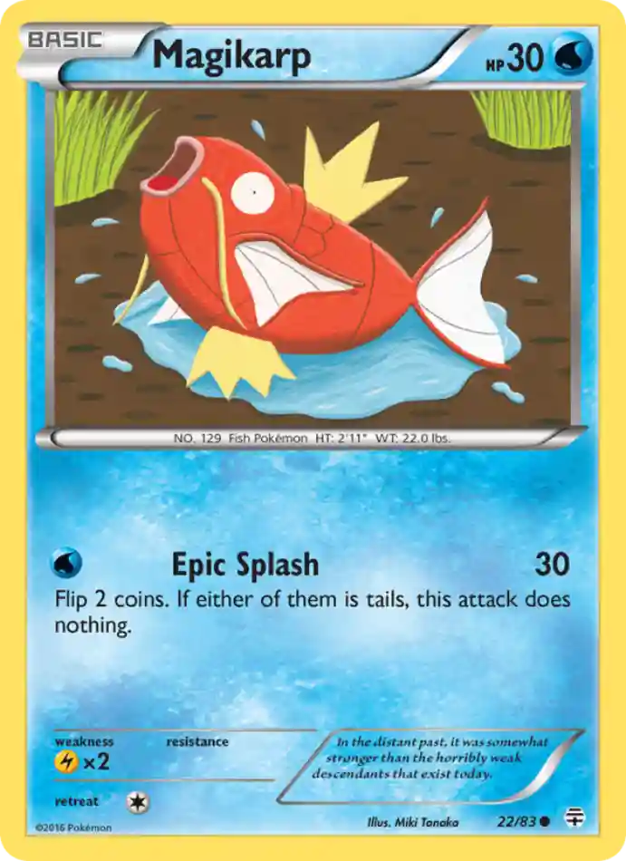 magikarp-common-generations-022-83-pokemon-karti.webp Magikarp - Common - Generations - 022/83 - Pokemon Kartı - Görsel 1