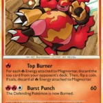 Magmortar - Reverse Holo Rare - Triumphant - 027/102 - Pokemon Kartı