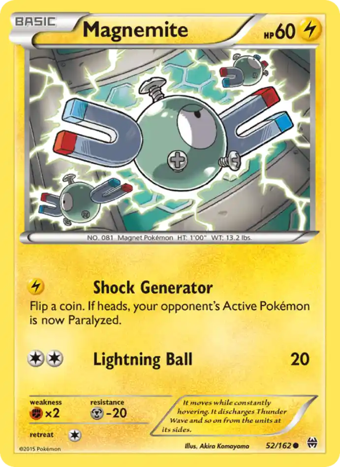 magnemite-common-breakthrough-052-162-pokemon-karti.webp Magnemite - Reverse Holo Common - BREAKthrough - 052/162 - Pokemon Kartı - Görsel 1