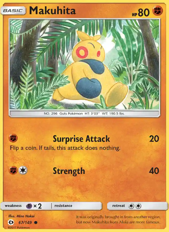makuhita-common-sun-moon-067-149-pokemon-karti.webp Makuhita - Common - Sun & Moon - 067/149 - Pokemon Kartı - Görsel 1