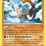 Mamoswine - Reverse Holo Rare - BREAKthrough - 082/162 - Pokemon Kartı