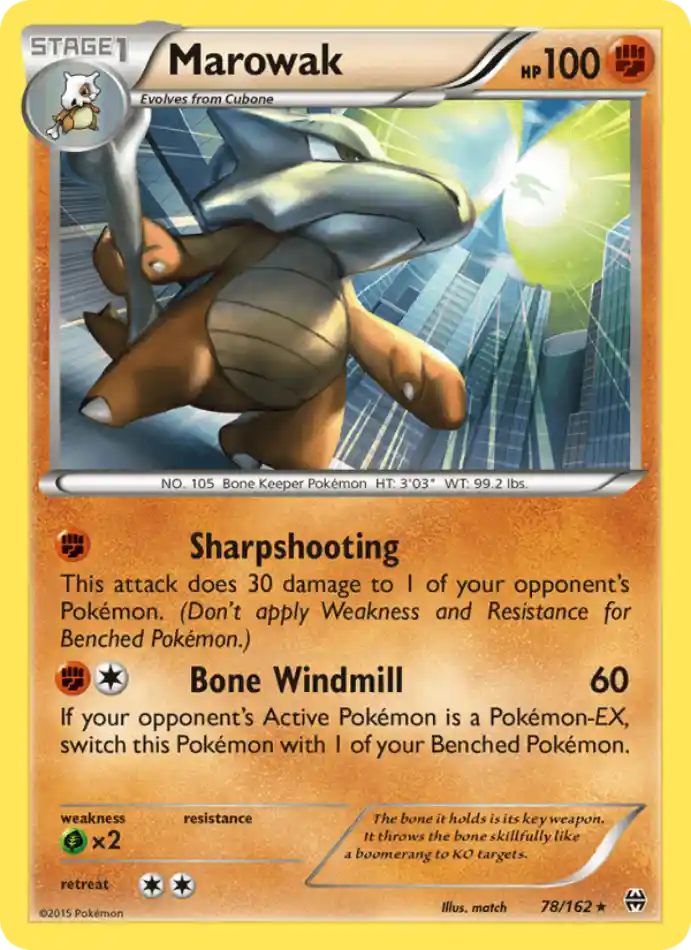 marowak-rare-breakthrough-078-162-pokemon-karti.webp Marowak - Reverse Holo Rare - BREAKthrough - 078/162 - Pokemon Kartı - Görsel 1