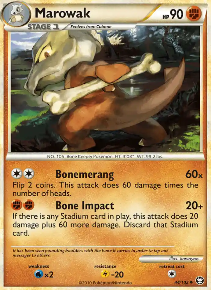 marowak-uncommon-triumphant-044-102-pokemon-karti.webp Marowak - Reverse Holo Uncommon - Triumphant - 044/102 - Pokemon Kartı - Görsel 1