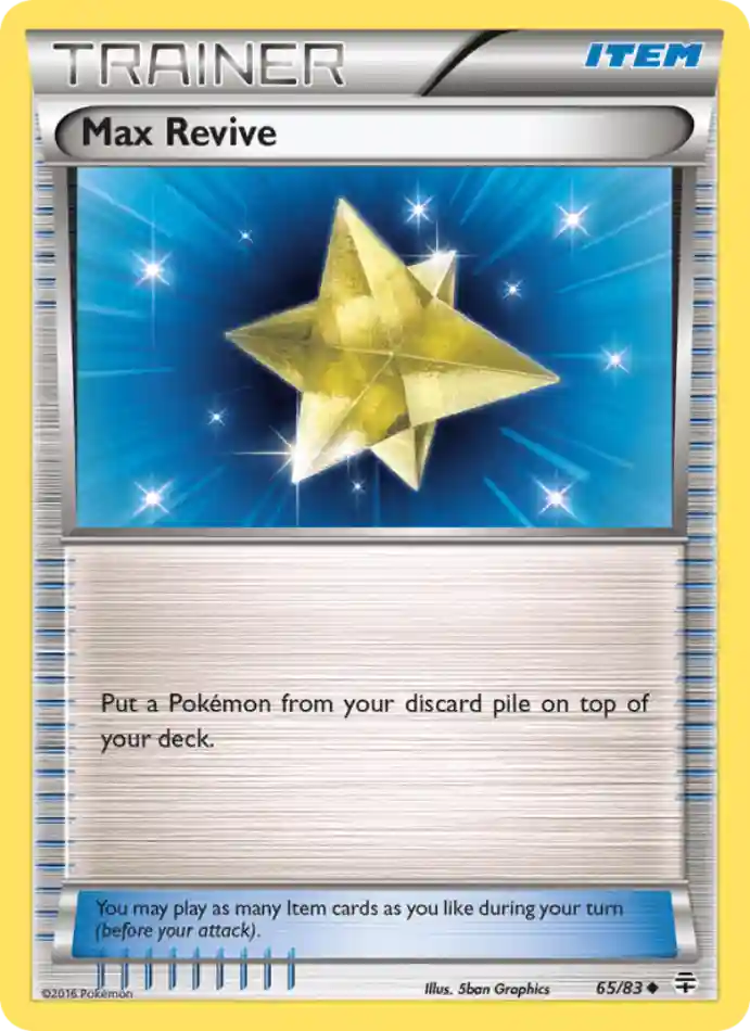 max-revive-uncommon-generations-065-83-trainer-karti.webp Max Revive - Reverse Holo Uncommon - Generations - 065/83 - Trainer Kartı - Görsel 1