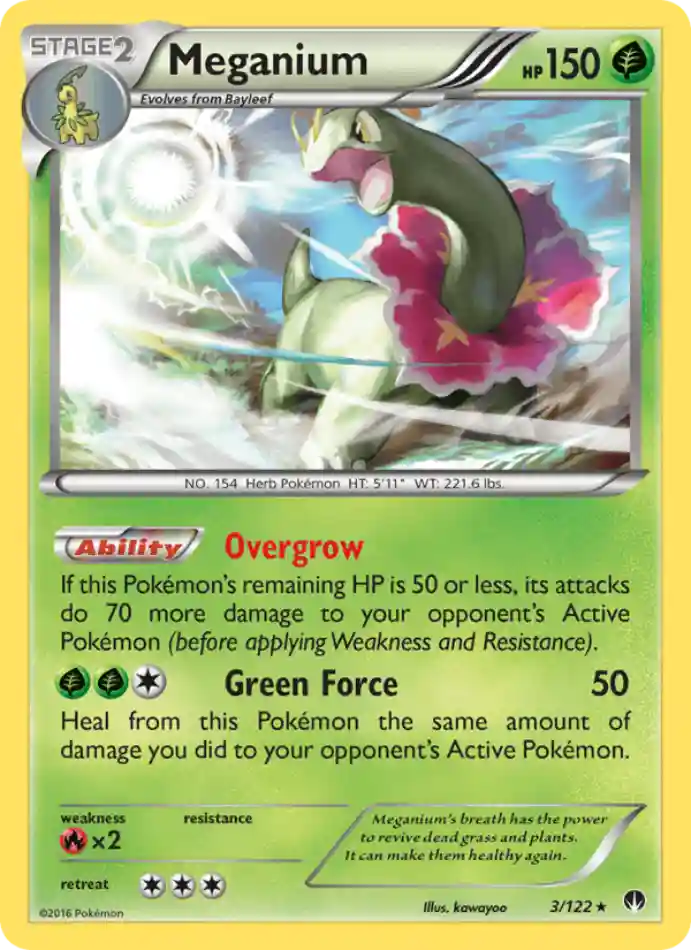 meganium-rare-breakpoint-003-122-pokemon-karti.webp Meganium - Reverse Holo Rare - BREAKpoint - 003/122 - Pokemon Kartı - Görsel 1