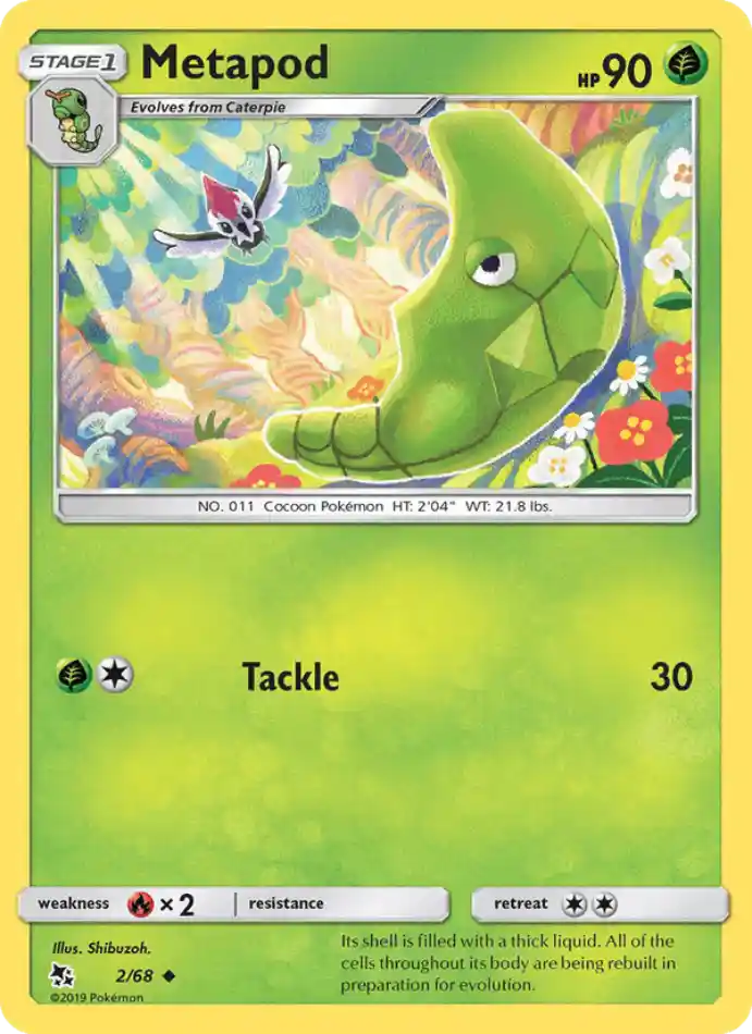 metapod-uncommon-hidden-fates-002-68-pokemon-karti.webp Metapod - Uncommon - Hidden Fates - 002/68 - Pokemon Kartı - Görsel 1