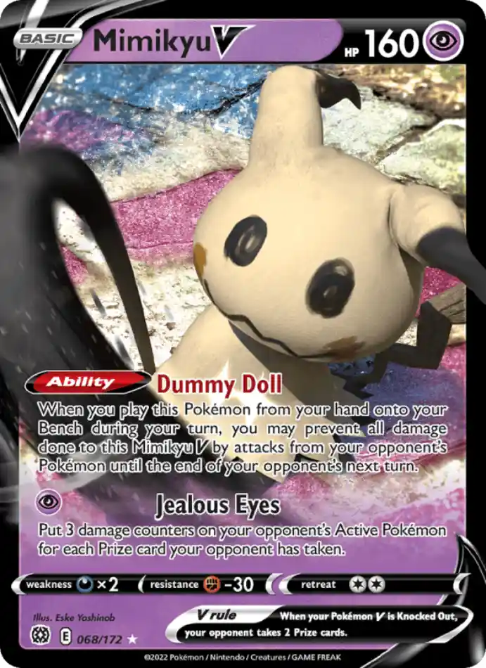 mimikyu-v-holo-rare-v-brilliant-stars-068-172-pokemon-karti.webp Mimikyu V - Holo Rare V - Brilliant Stars - 068/172 - Pokemon Kartı - Görsel 1
