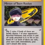 Minion of Team Rocket - Uncommon - Gym Heroes - 113/132 - Trainer Kartı