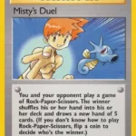 Misty's Duel - Common - Gym Heroes - 123/132 - Trainer Kartı