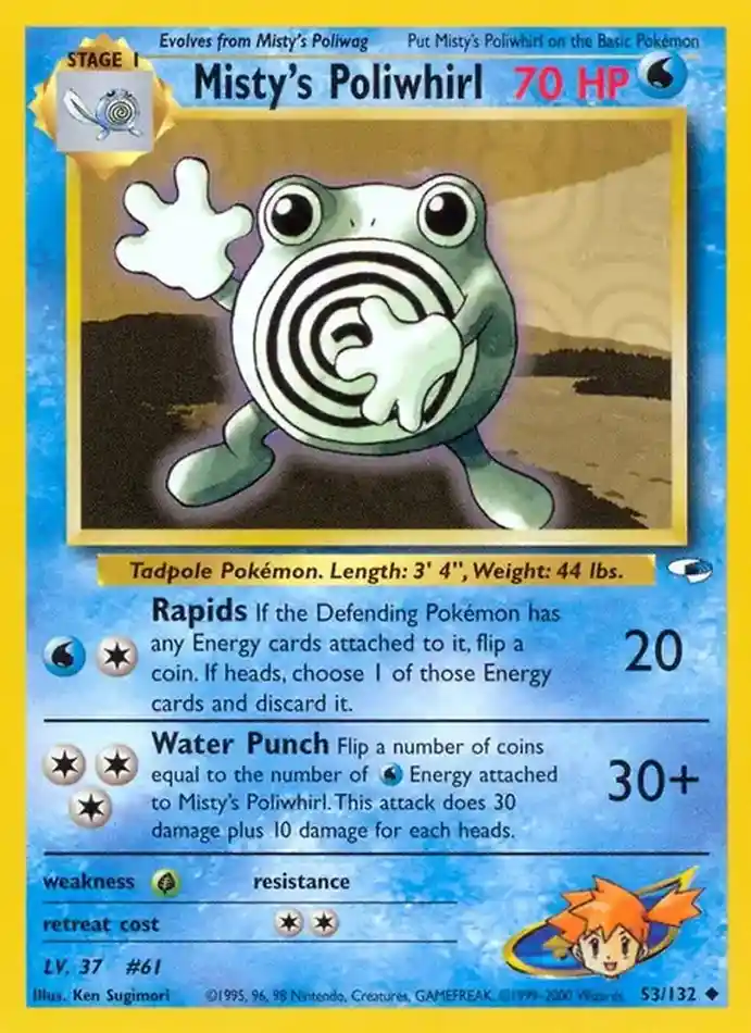 misty-s-poliwhirl-uncommon-gym-heroes-053-132-pokemon-karti.webp Misty's Poliwhirl - Uncommon - Gym Heroes - 053/132 - Pokemon Kartı - Görsel 1