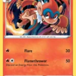 Monferno - Reverse Holo Uncommon - Brilliant Stars - 025/172 - Pokemon Kartı