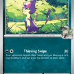N's Purrloin - Reverse Holo Common - Journey Together - 096/159 - Pokemon Kartı