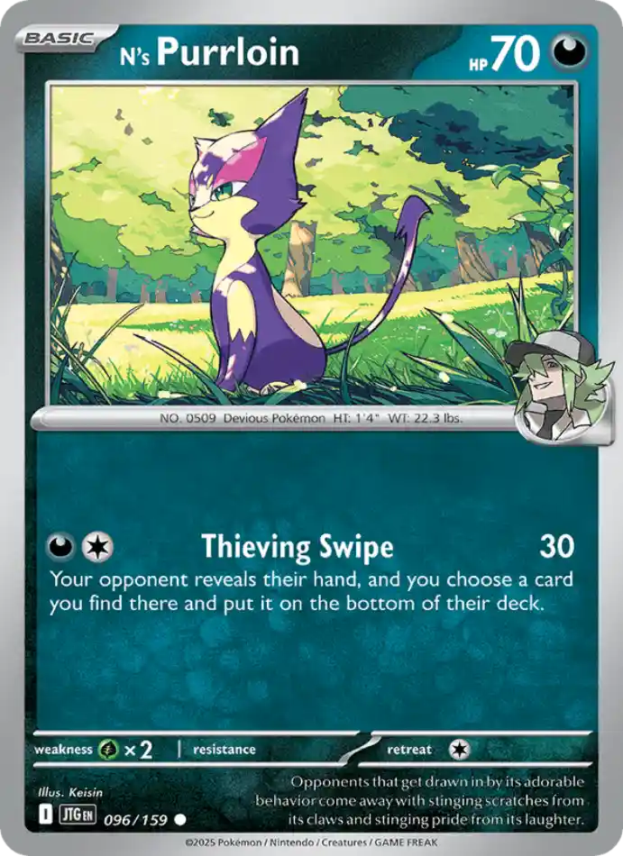 n-s-purrloin-common-journey-together-096-159-pokemon-karti.webp N's Purrloin - Reverse Holo Common - Journey Together - 096/159 - Pokemon Kartı - Görsel 1