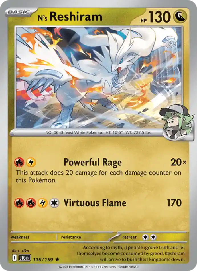 n-s-reshiram-rare-journey-together-116-159-pokemon-karti.webp N's Reshiram - Rare - Journey Together - 116/159 - Pokemon Kartı - Görsel 1