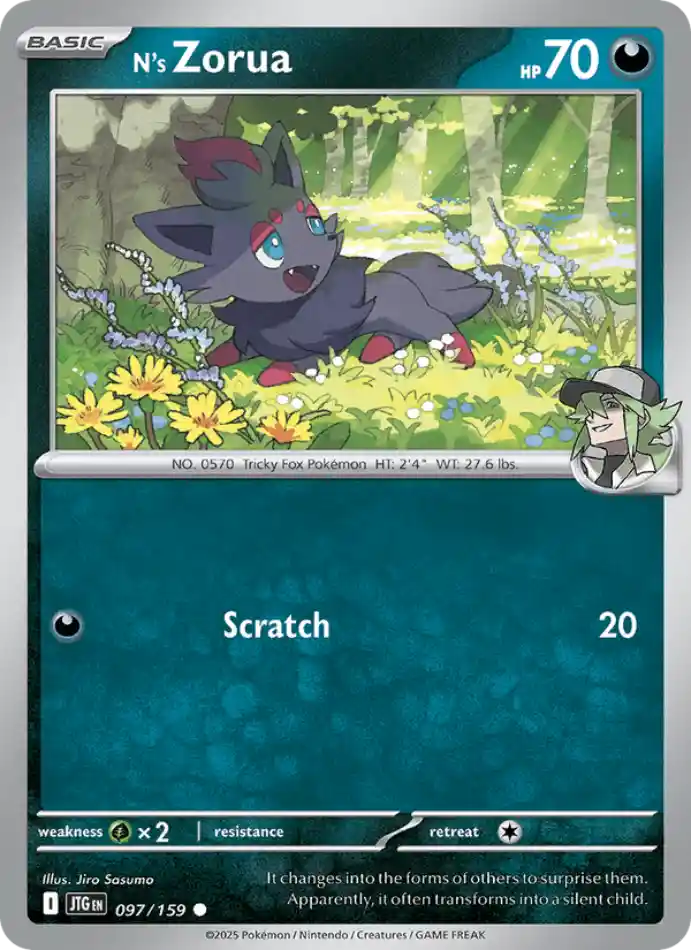 n-s-zorua-common-journey-together-097-159-pokemon-karti.webp N's Zorua - Reverse Holo Common - Journey Together - 097/159 - Pokemon Kartı - Görsel 1