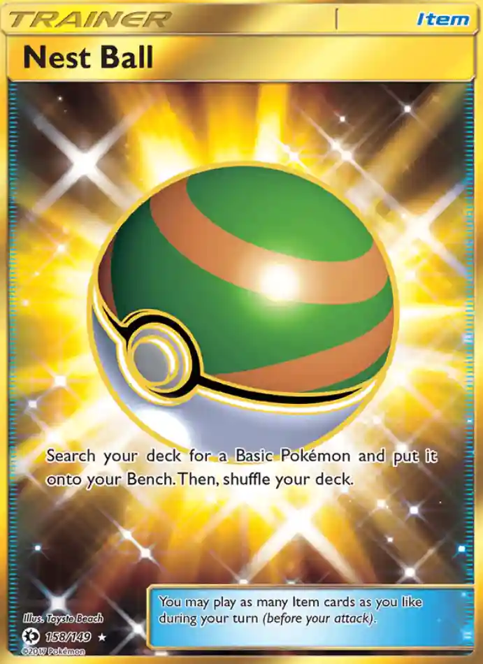 nest-ball-secret-rare-sun-moon-158-149-trainer-karti.webp Nest Ball - Secret Rare - Sun & Moon - 158/149 - Trainer Kartı - Görsel 1
