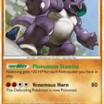 Nidoking - Reverse Holo Rare - Triumphant - 006/102 - Pokemon Kartı