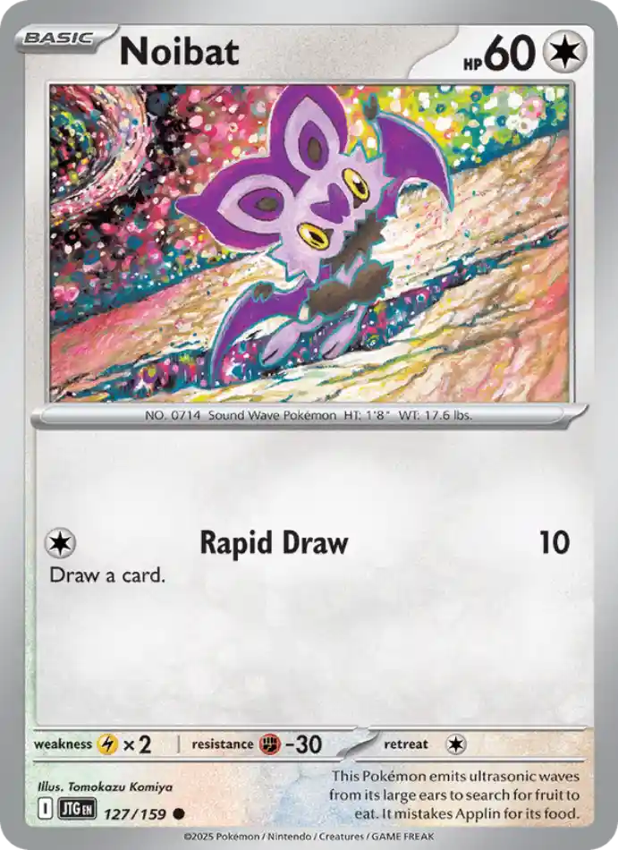 noibat-common-journey-together-127-159-pokemon-karti.webp Noibat - Common - Journey Together - 127/159 - Pokemon Kartı - Görsel 1