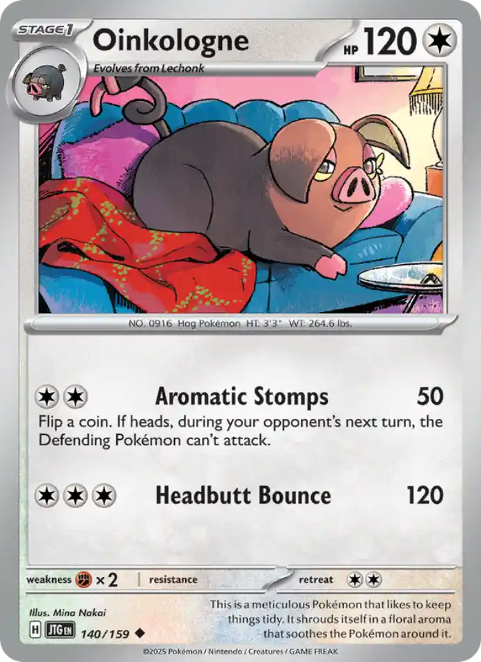 oinkologne-uncommon-journey-together-140-159-pokemon-karti.webp Oinkologne - Uncommon - Journey Together - 140/159 - Pokemon Kartı - Görsel 1