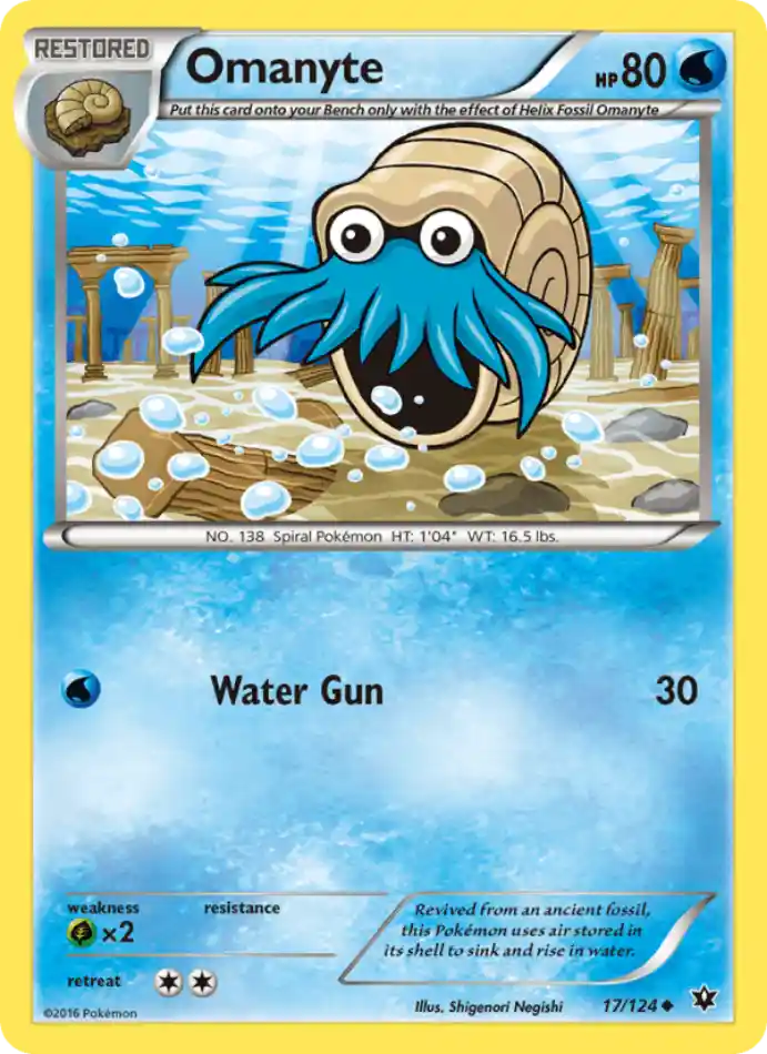 omanyte-uncommon-fates-collide-017-124-pokemon-karti.webp Omanyte - Reverse Holo Uncommon - Fates Collide - 017/124 - Pokemon Kartı - Görsel 1