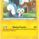 Pachirisu - Reverse Holo Uncommon - Brilliant Stars - 052/172 - Pokemon Kartı