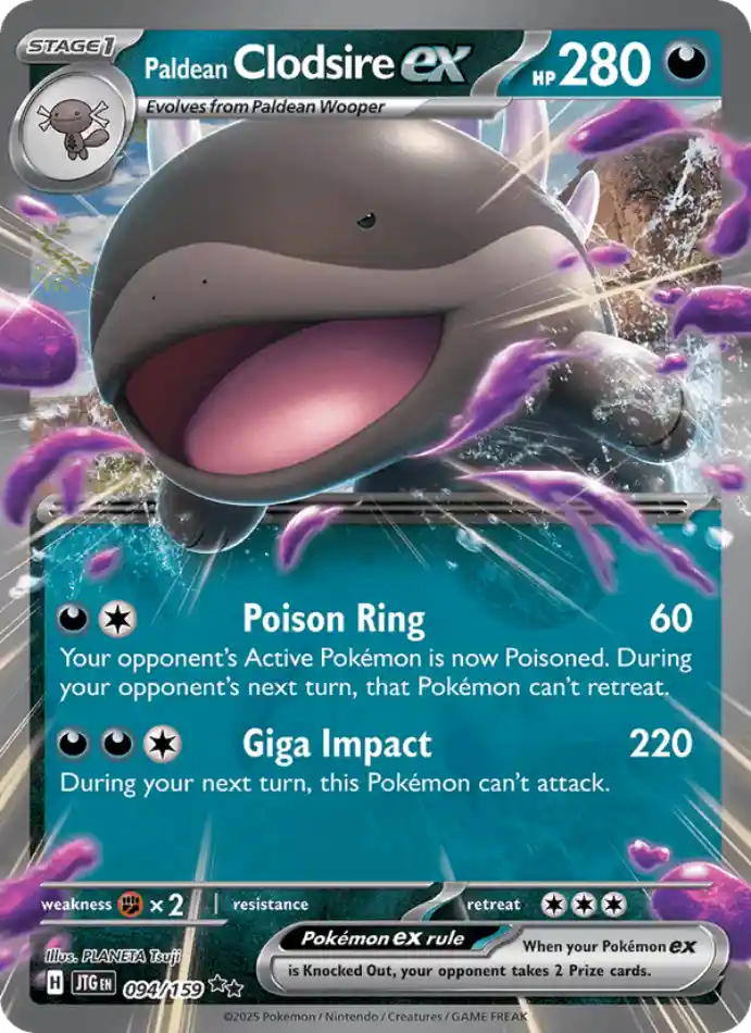 paldean-clodsire-ex-double-rare-journey-together-094-159-pokemon-karti.webp Paldean Clodsire ex - Double Rare - Journey Together - 094/159 - Pokemon Kartı - Görsel 1